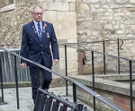 John Haytree, after lay the Branch's wreath